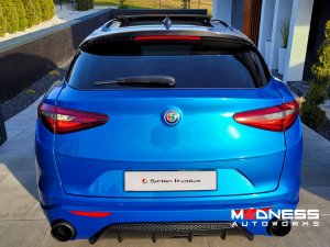 Alfa Romeo Stelvio Roof Spoiler - Carbon Fiber - Stile Italia Alfa Romeo Stelvio Roof Spoiler - Carbon Fiber - Stile Italia